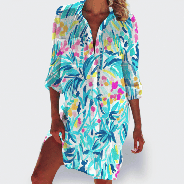 Brigitte | Robe d’été Colorée et Légère
