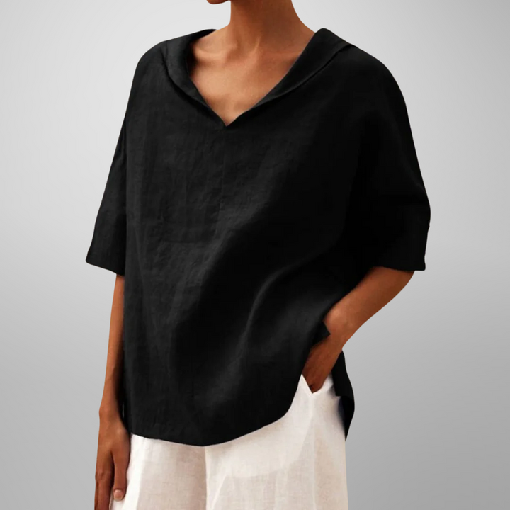 Mia | BLUSE EN COTON LARGES