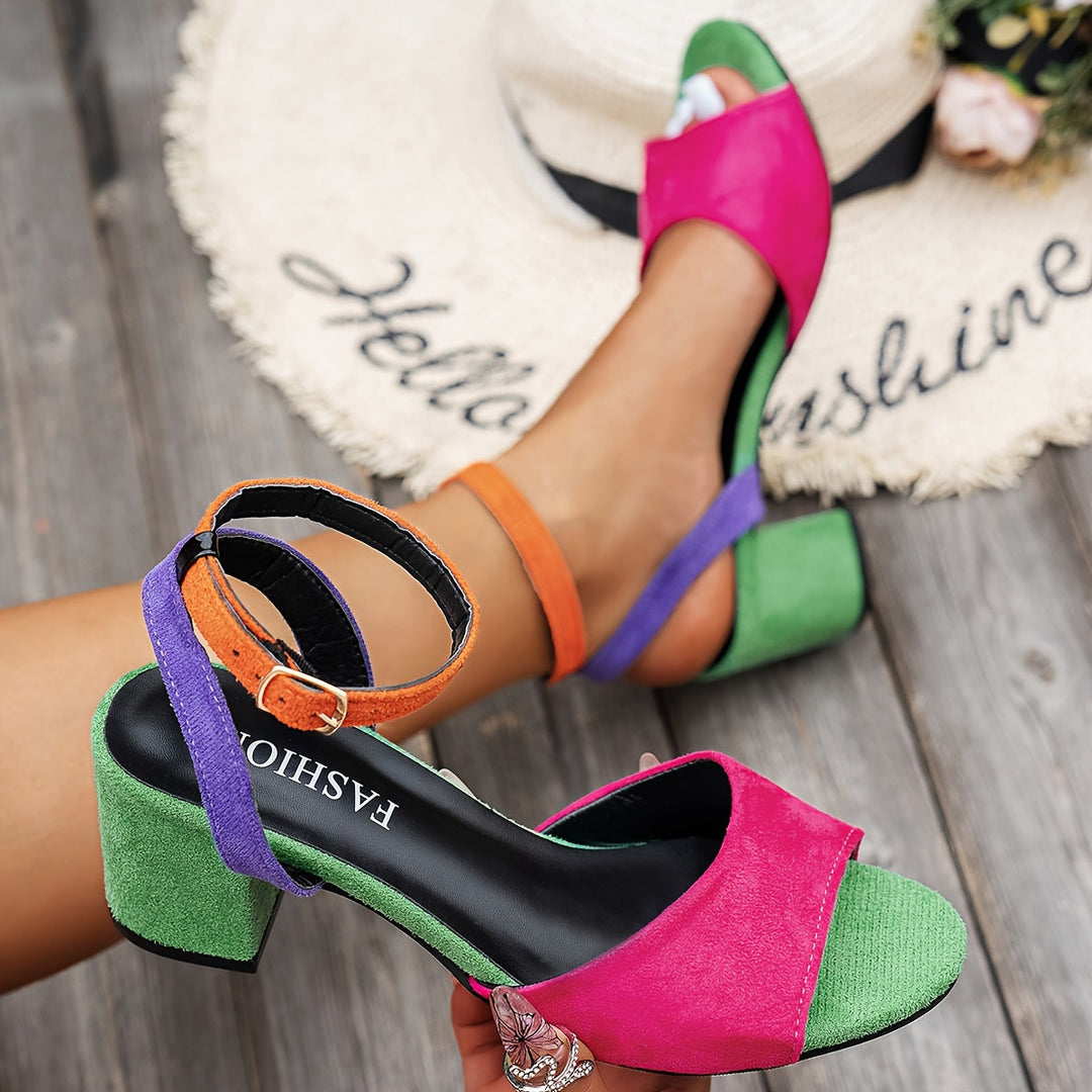 Zuri™ Talons Slingback Colorblock