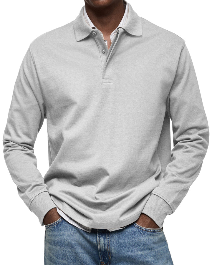 LÉON | Polo Casual à Manches Longues
