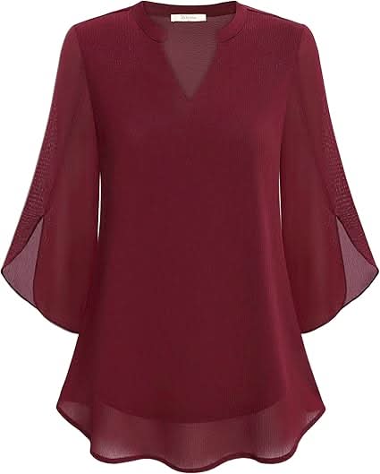 Marguerite™ | Blouse fluide avec effet superposé