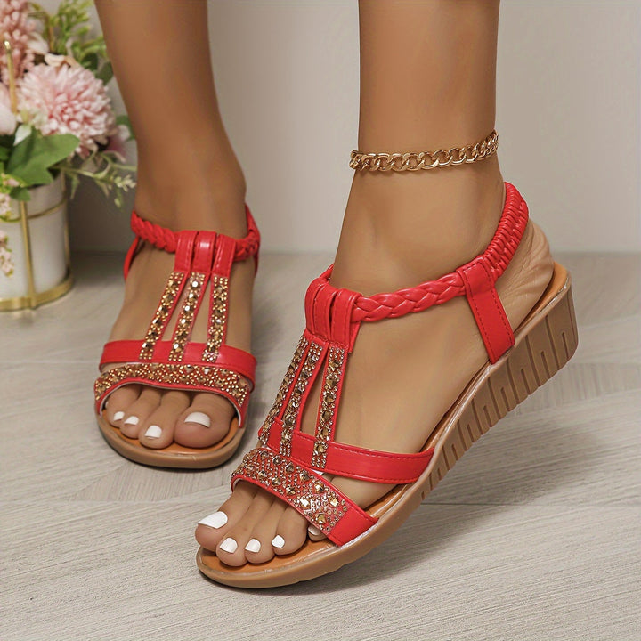 Sandales Élastra™ en Cristal Tressé