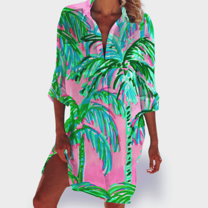 Brigitte | Robe d’été Colorée et Légère