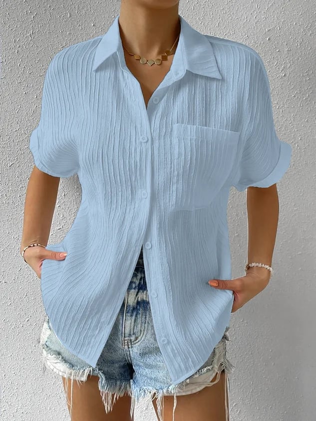 Louisa - Top Relaxato Avec Texture