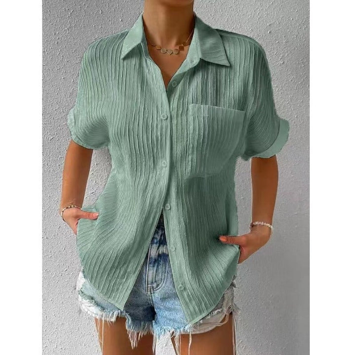 Louisa - Top Relaxato Avec Texture
