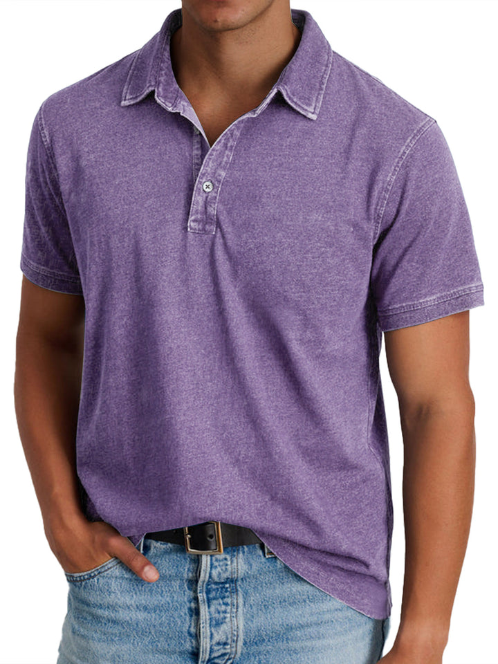Henri | Polo pour Hommes avec Col Structuré