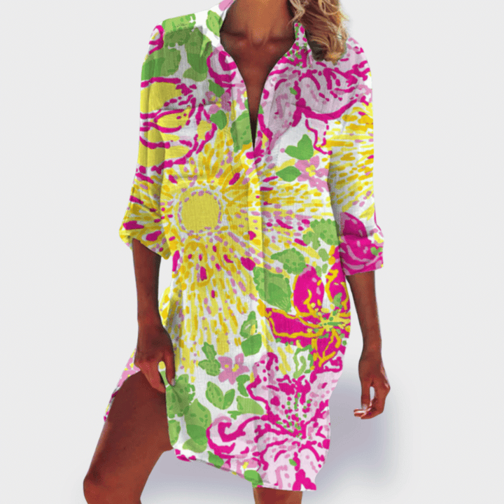 Brigitte | Robe d’été Colorée et Légère