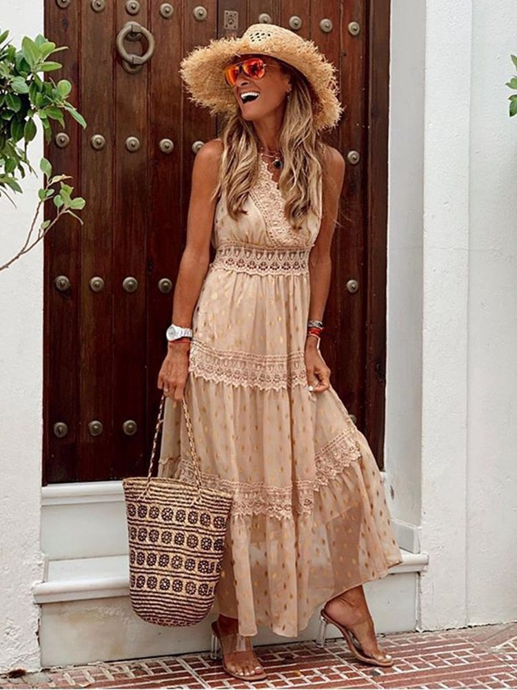 Joanna | Robe Maxikleid Boho
