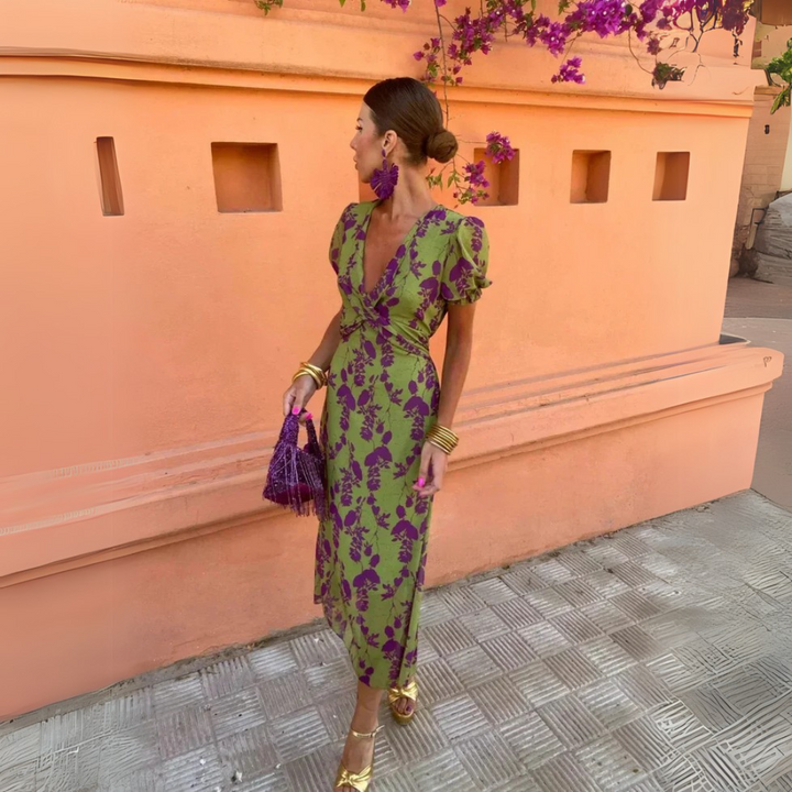 Danielle™ | Robe Florale Femme Chic