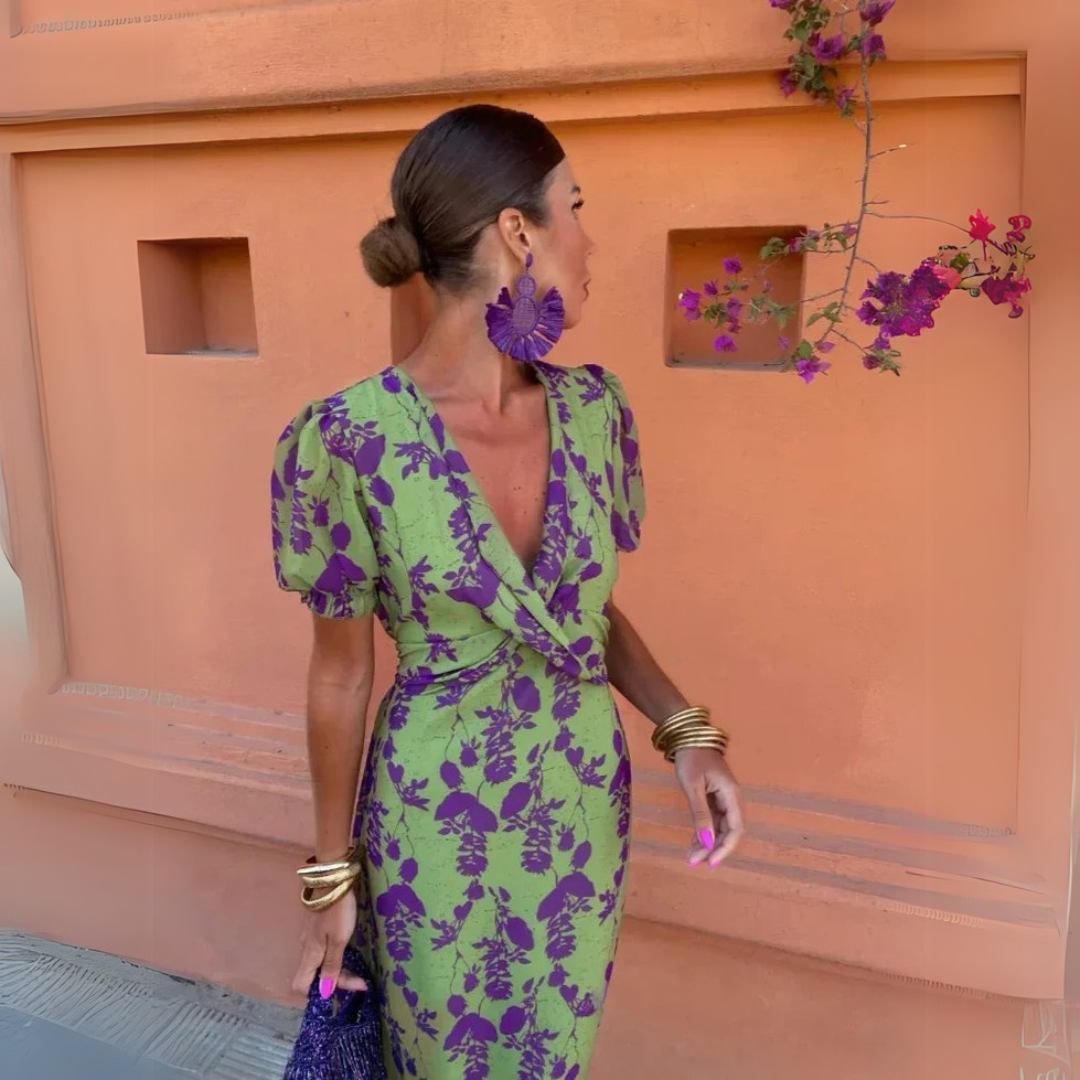 Danielle™ | Robe Florale Femme Chic