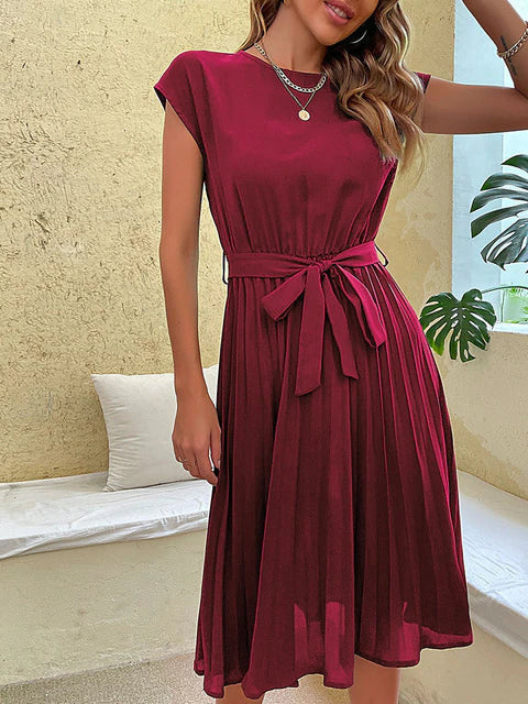 Claire | Robe plissée décontractée
