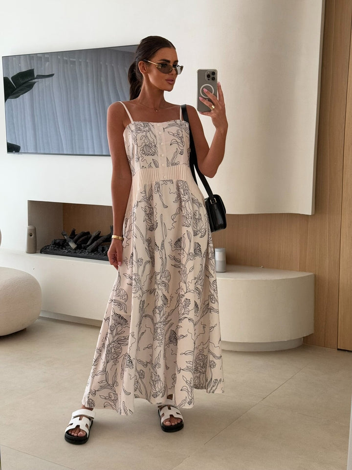 Claudie | Robe midi élégante
