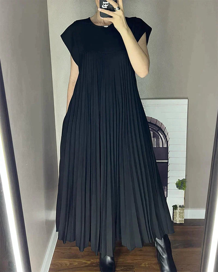 CIRA - ROBE PLISSÉE SANS MANCHES