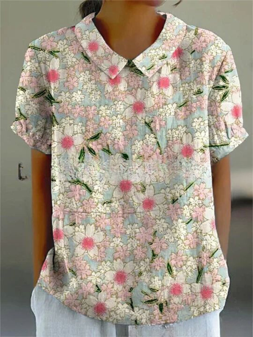 Fiorella | Chemise Légère avec Imprimé Floral