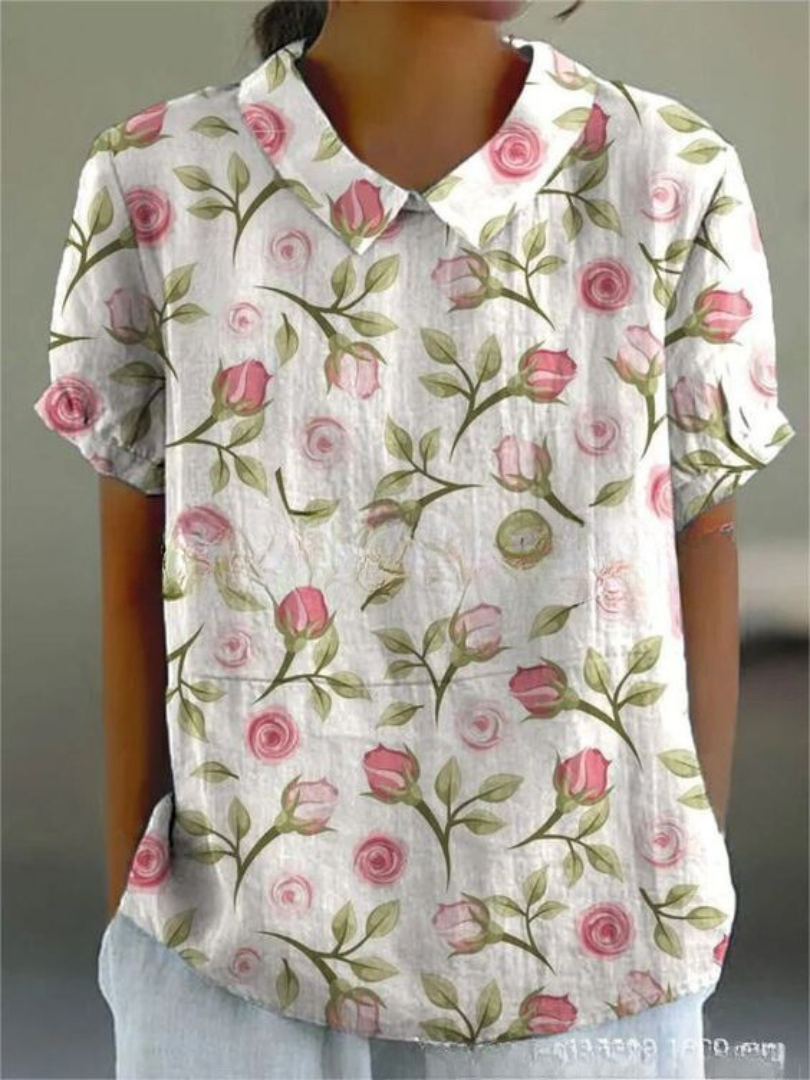 Fiorella | Chemise Légère avec Imprimé Floral