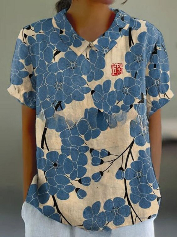 Fiorella | Chemise Légère avec Imprimé Floral