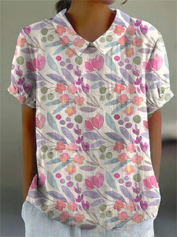 Fiorella | Chemise Légère avec Imprimé Floral