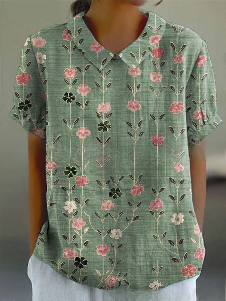Fiorella | Chemise Légère avec Imprimé Floral