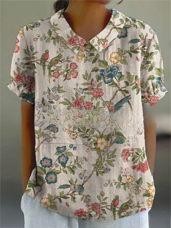Fiorella | Chemise Légère avec Imprimé Floral