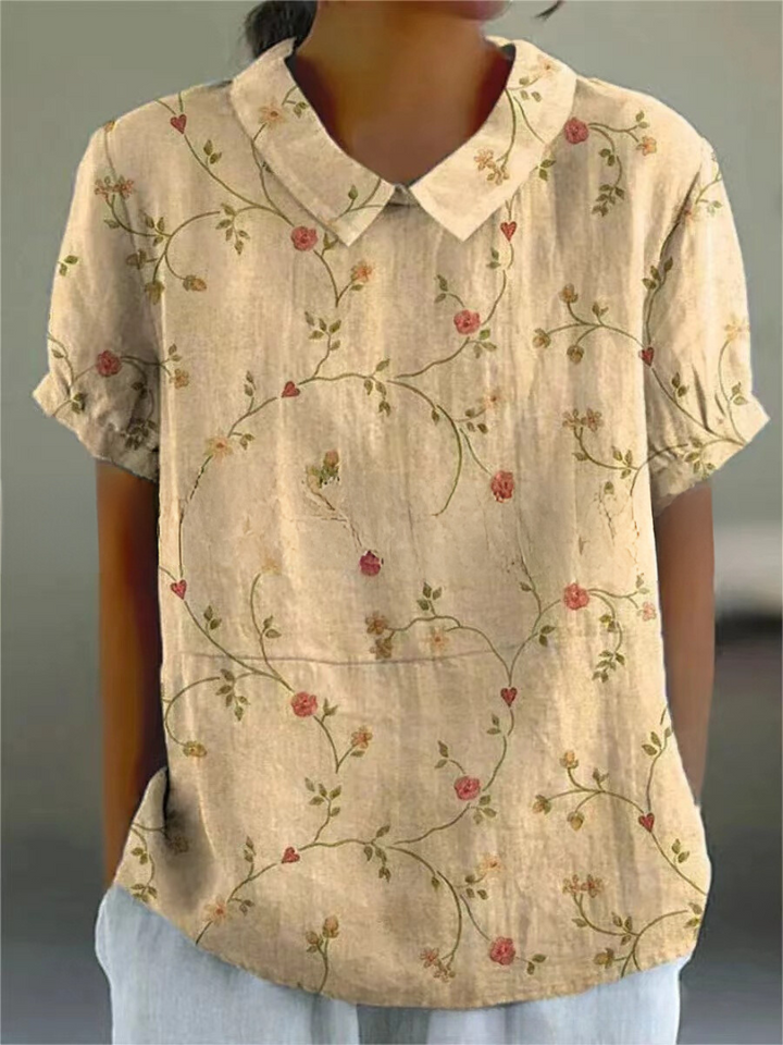 Fiorella | Chemise Légère avec Imprimé Floral
