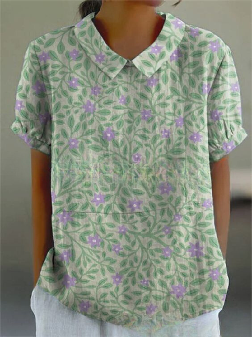 Fiorella | Chemise Légère avec Imprimé Floral