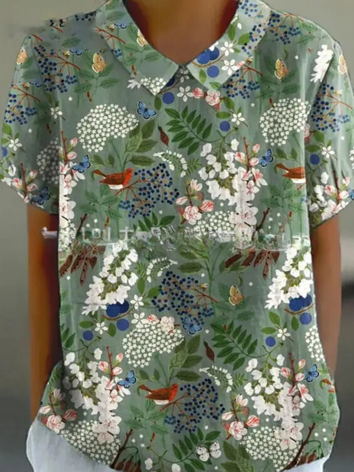 Fiorella | Chemise Légère avec Imprimé Floral