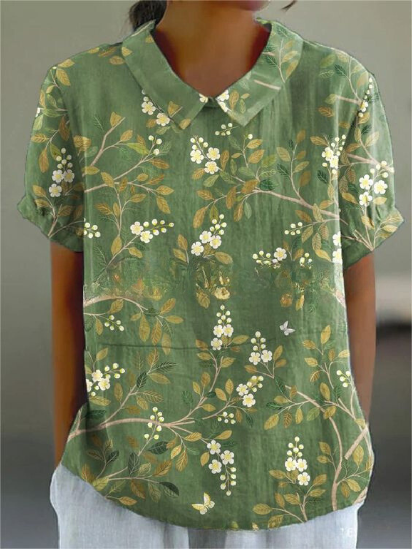 Fiorella | Chemise Légère avec Imprimé Floral