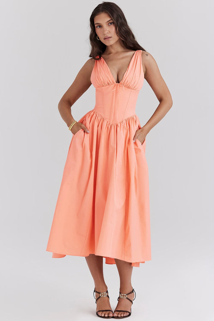Sarah™ | Robe Midi d’Été