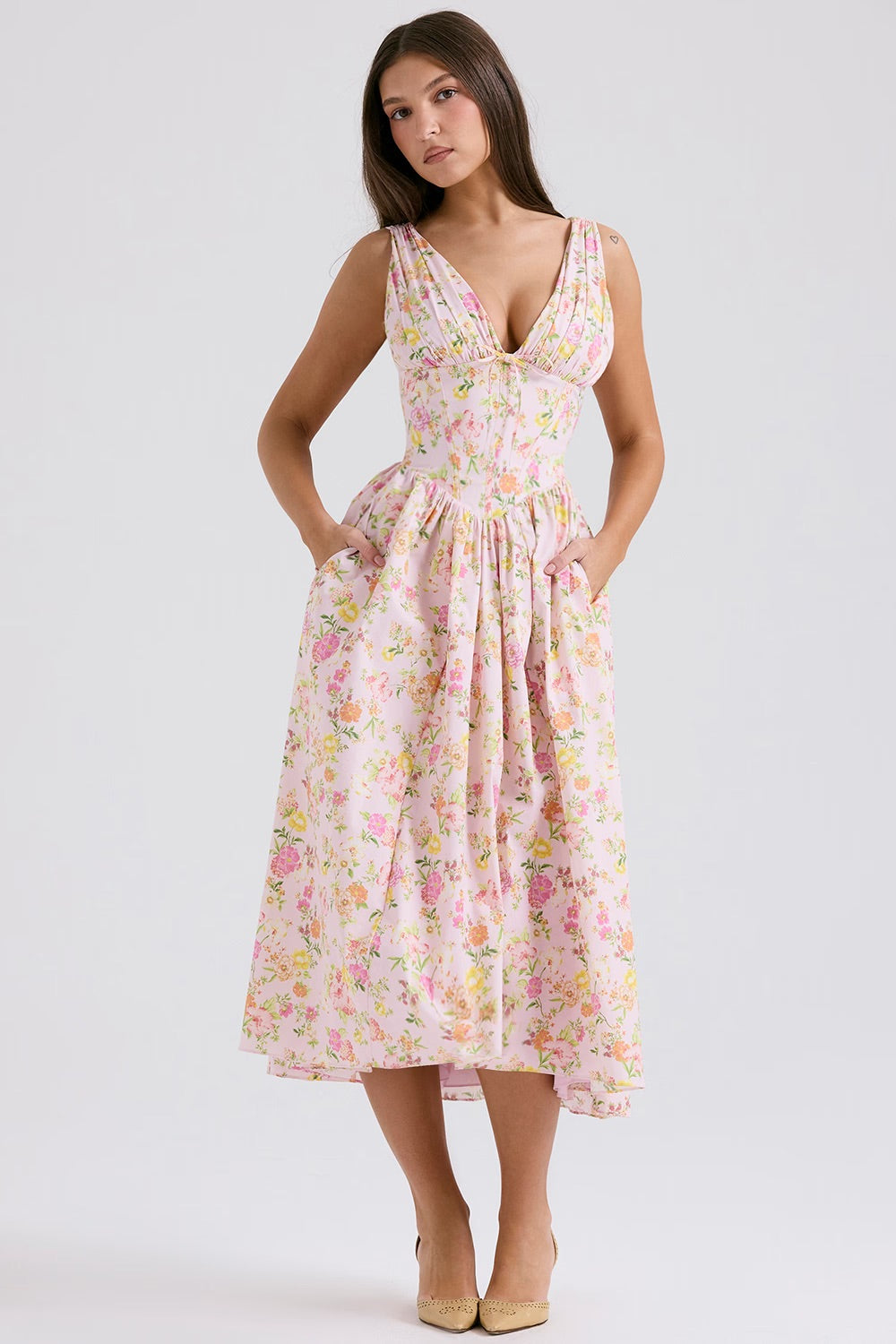 Sarah™ | Robe Midi d’Été