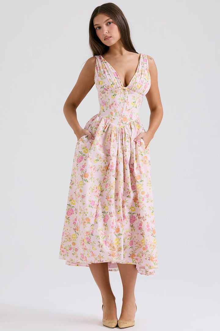 Sarah™ | Robe Midi d’Été