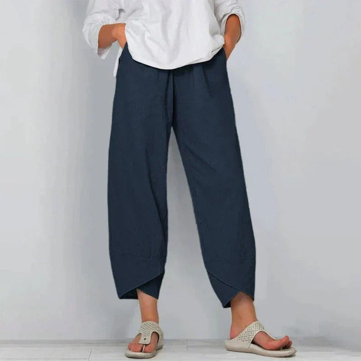 Lina | Pantalons en tissu léger avec une coupe décontractée