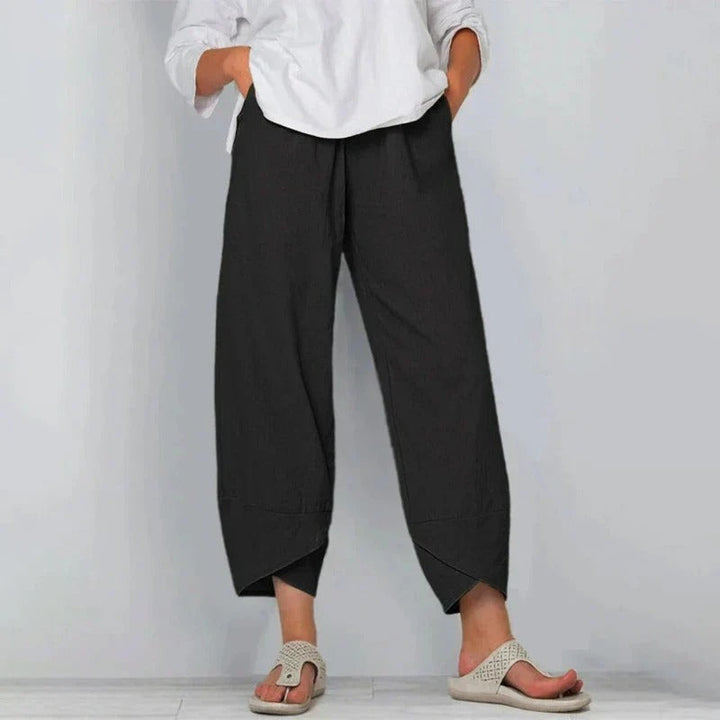 Lina | Pantalons en tissu léger avec une coupe décontractée
