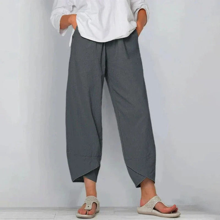 Lina | Pantalons en tissu léger avec une coupe décontractée