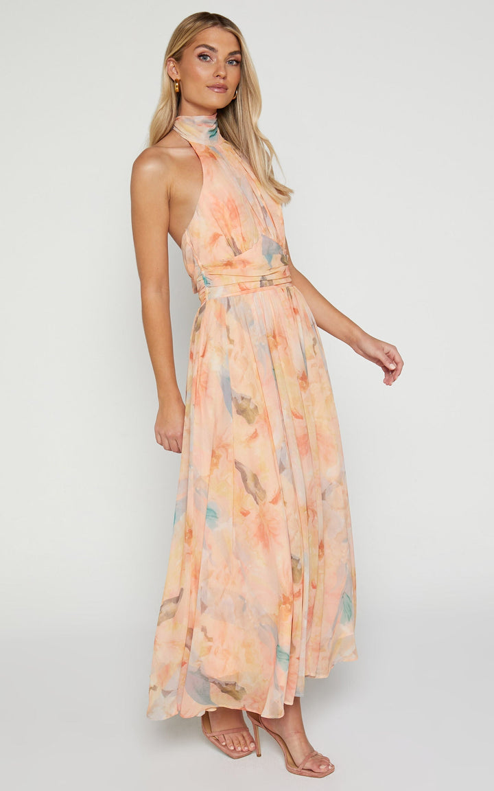 Antonella | Robe maxi élégante à col halter