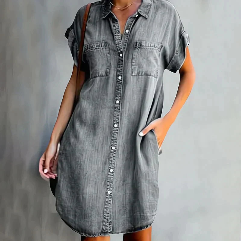 Aubree | Robe Casual en Jean