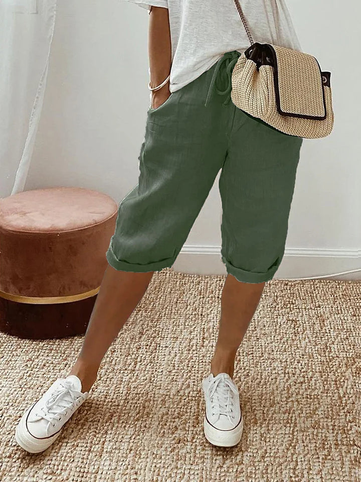 Jillian | Shorts confortables avec ourlet roulé
