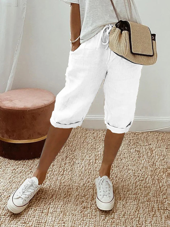 Jillian | Shorts confortables avec ourlet roulé