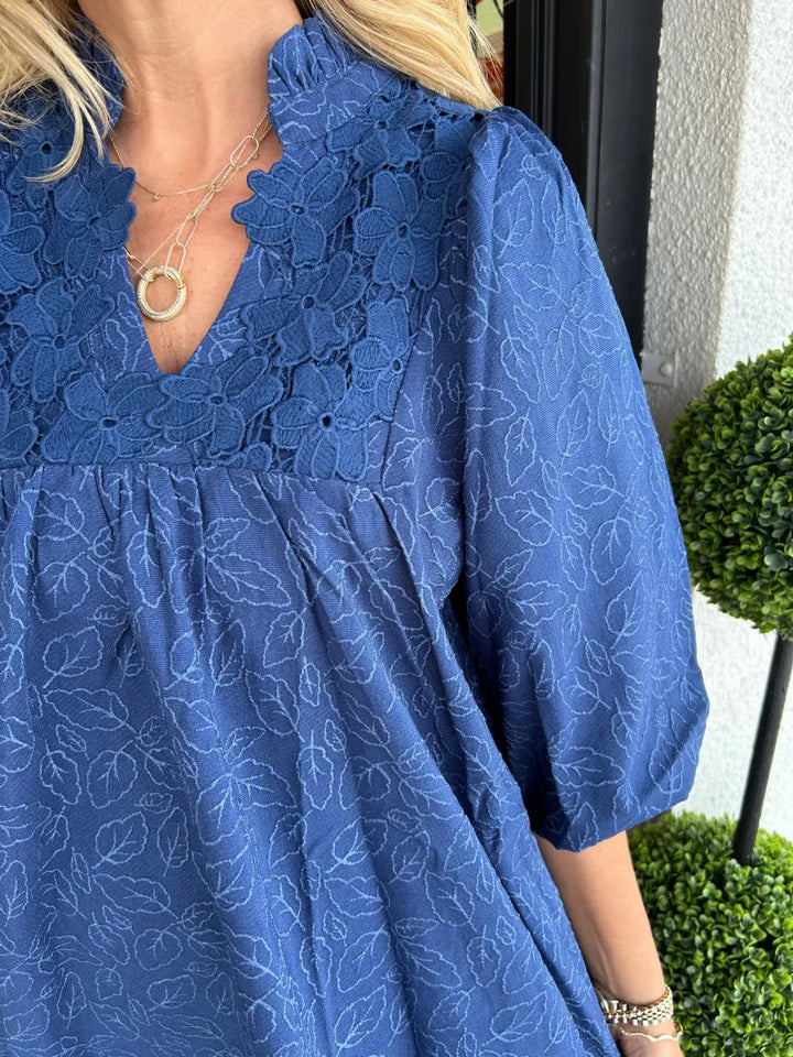 Robe en Jacquard de Dentelle Izabella™
