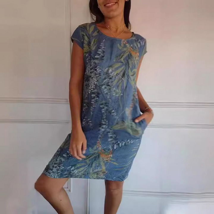 Marije | Robe confortable à col rond