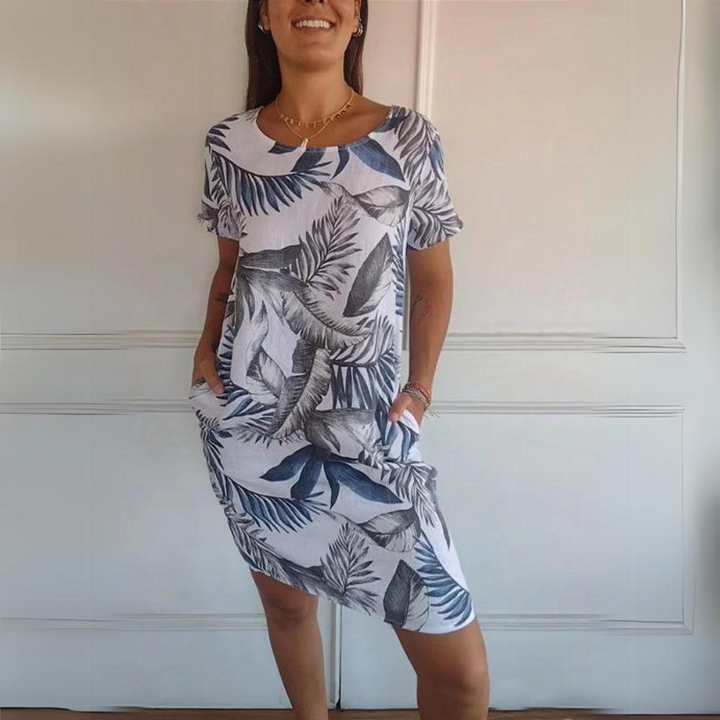 Marije | Robe confortable à col rond