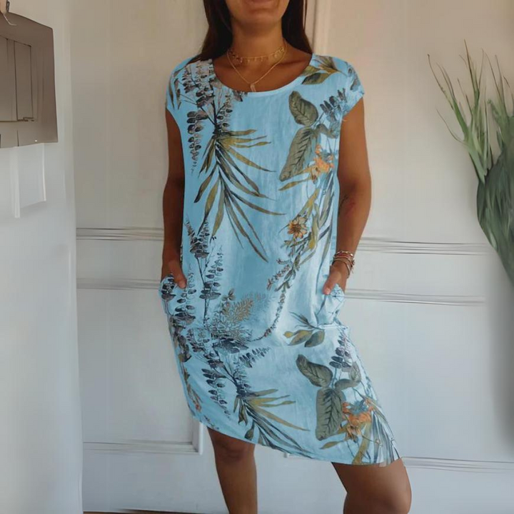 Marije | Robe confortable à col rond