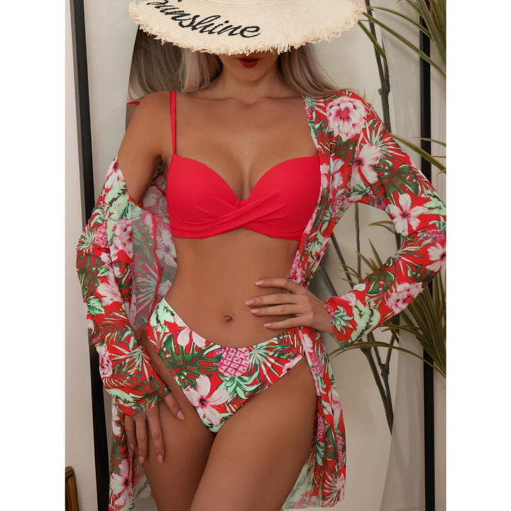 Mira | Ensemble de bikini avec kimono – Look d'été 3-en-1 avec style