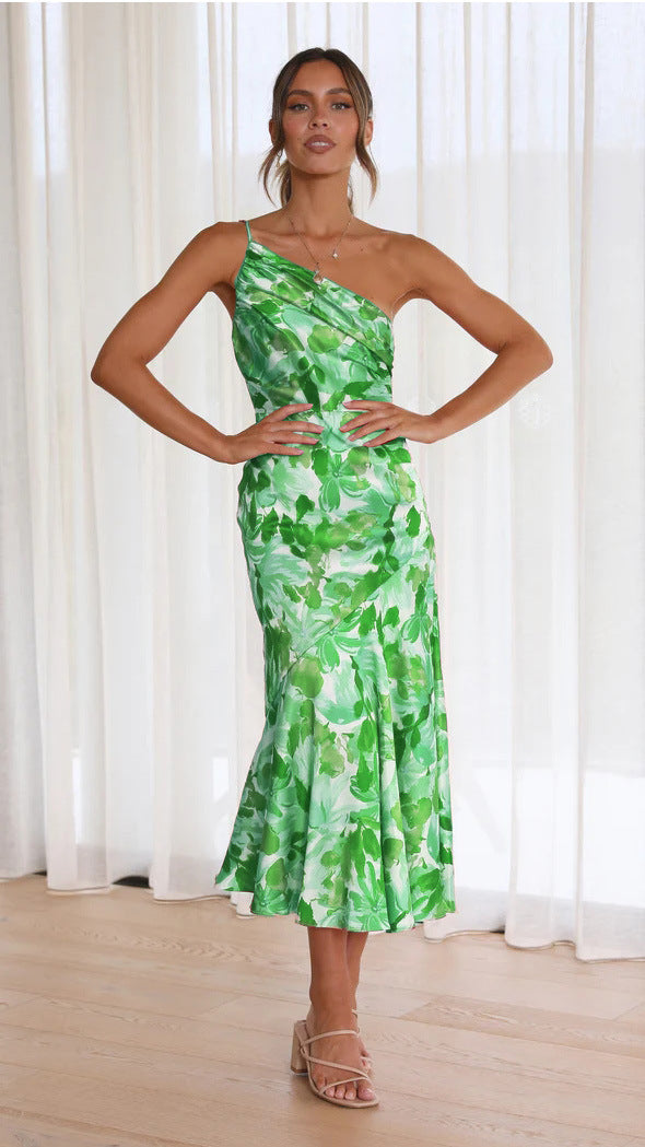 Aly | Robe Asymétrique à Imprimé Floral