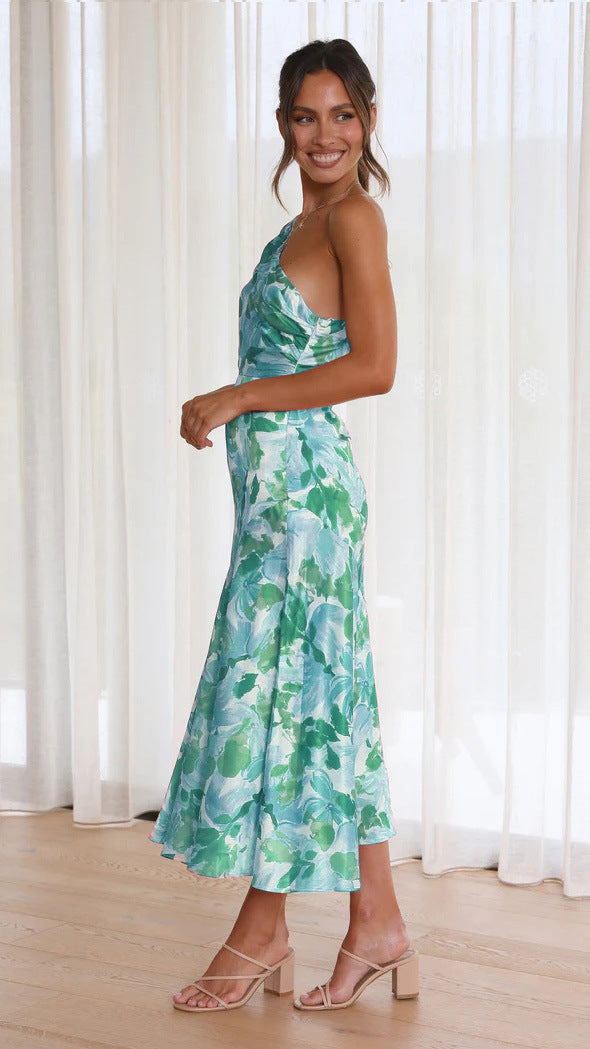 Aly | Robe Asymétrique à Imprimé Floral