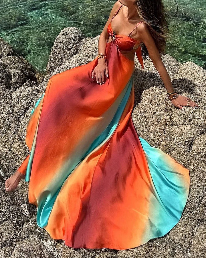 Harlow : Robe Maxi Coucher de Soleil