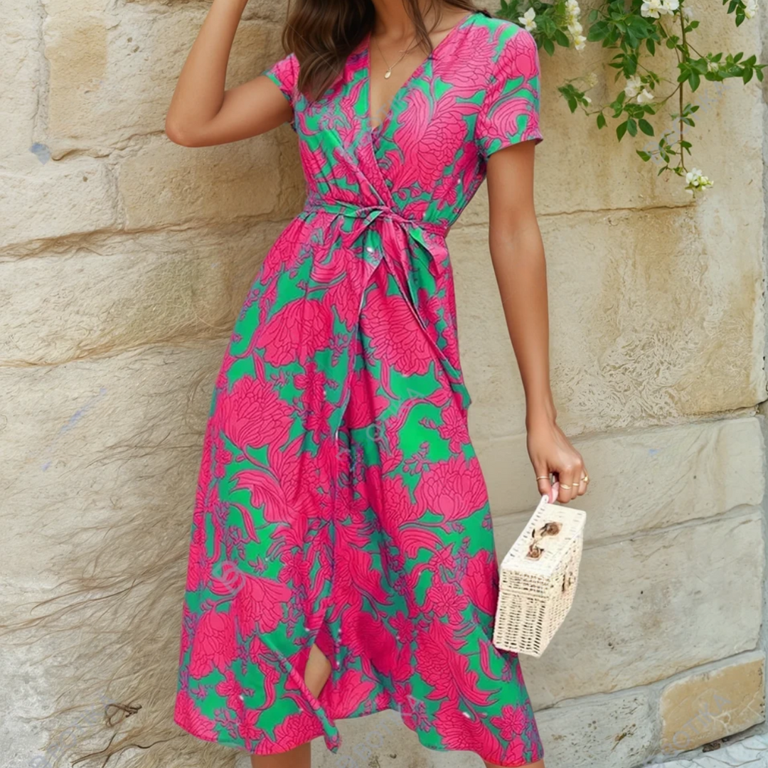 Florence | Robe Colorée Légère et Élégante