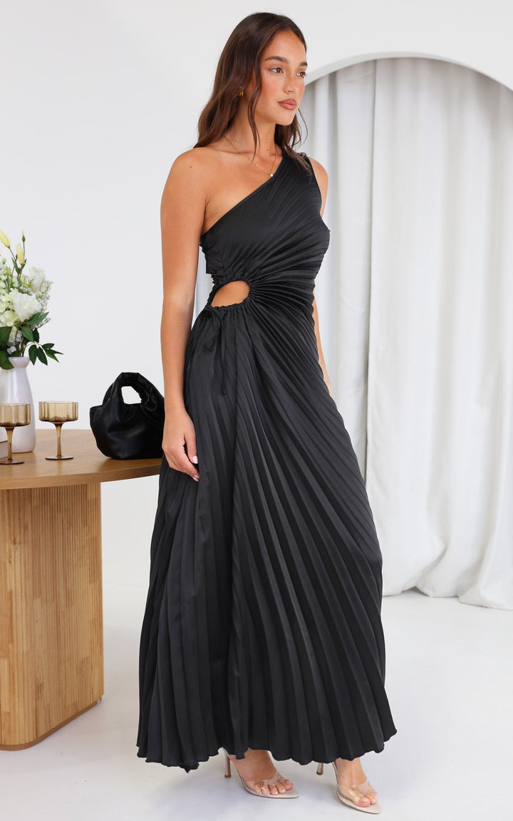 Rochelle - Robe Maxi Noire