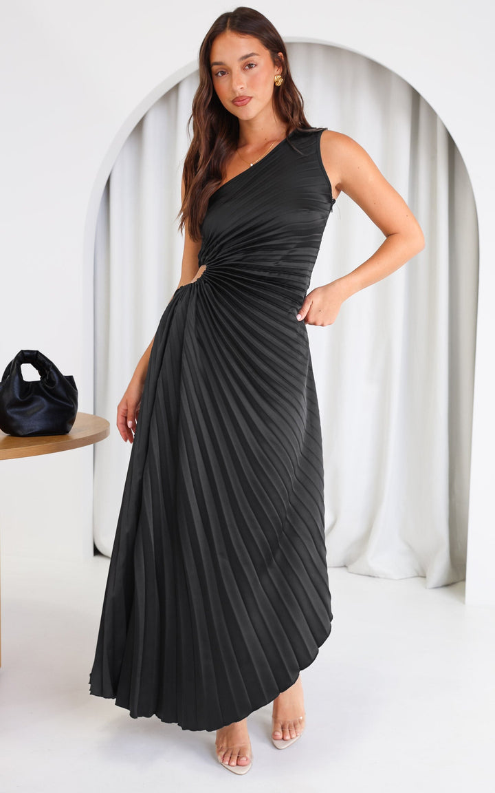 Rochelle - Robe Maxi Noire