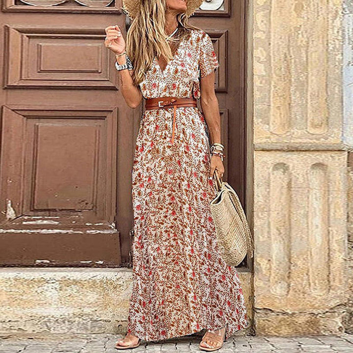 Liora | Robe Maxi Ibiza au style hippie + CEINTURE GRATUITE