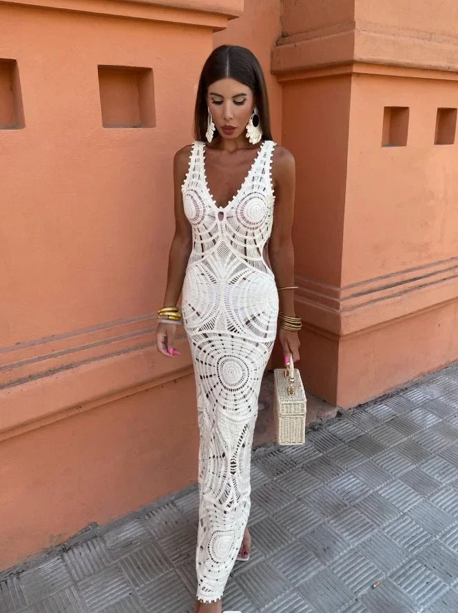 Liselotte™ | Robe Maxi à Col en V